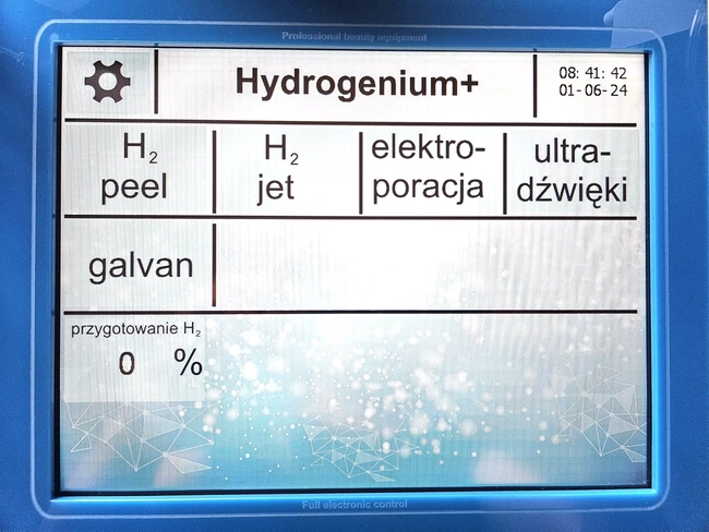 Urządzenie kosmetyczne TRIO LUX© Oksybrazja + Peeling wodorowy HYDROGENIUM+ & Infuzja tlenowa