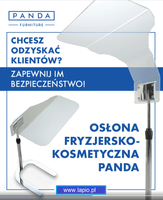 Osłona plex Panda Trzebnica EPIDEMO SAFE fryzjersko-kosmetyczna - regulowana