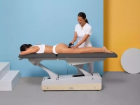 Leżanka kosmetyczna NAGGURA® SWOP 2L STARTER MASSAGE | Łóżko do fizykoterapii z pilotem i bezszwową tapicerką z technologią Permablok 3© odporną na bakterie, plamy i UV |  + GRATIS