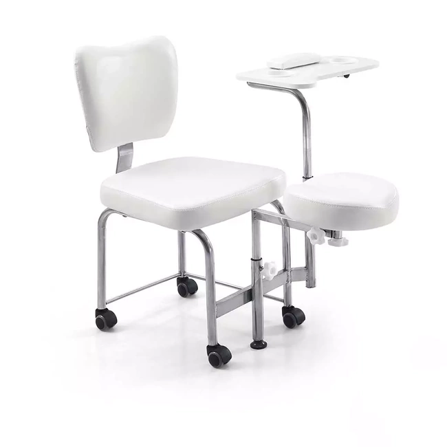 Taboret kosmetyczny WEELKO® TENDY | Mobilne stanowisko do manicure i pedicure