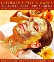 24k Gold Mask - Złota maska 24k - płatki złota 25 sztuk