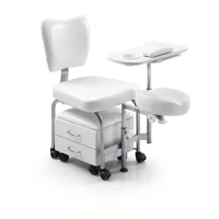 Taboret kosmetyczny WEELKO® TENDY | Mobilne stanowisko do manicure i pedicure