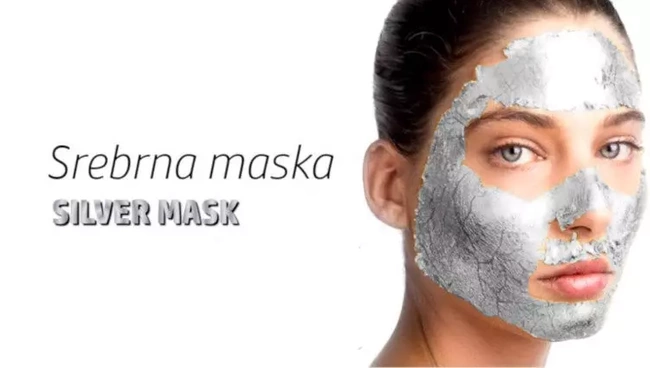 Srebrna Maska SILVER MASK - płatki srebra 25 sztuk