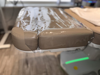 Pokrowiec PCV ochronny na okolice nóg / Osłona PCV na fotel kosmetyczny lub leżankę